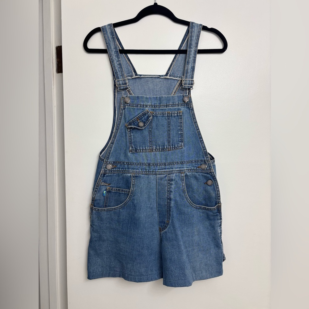Vintage Denim Overall Shorts